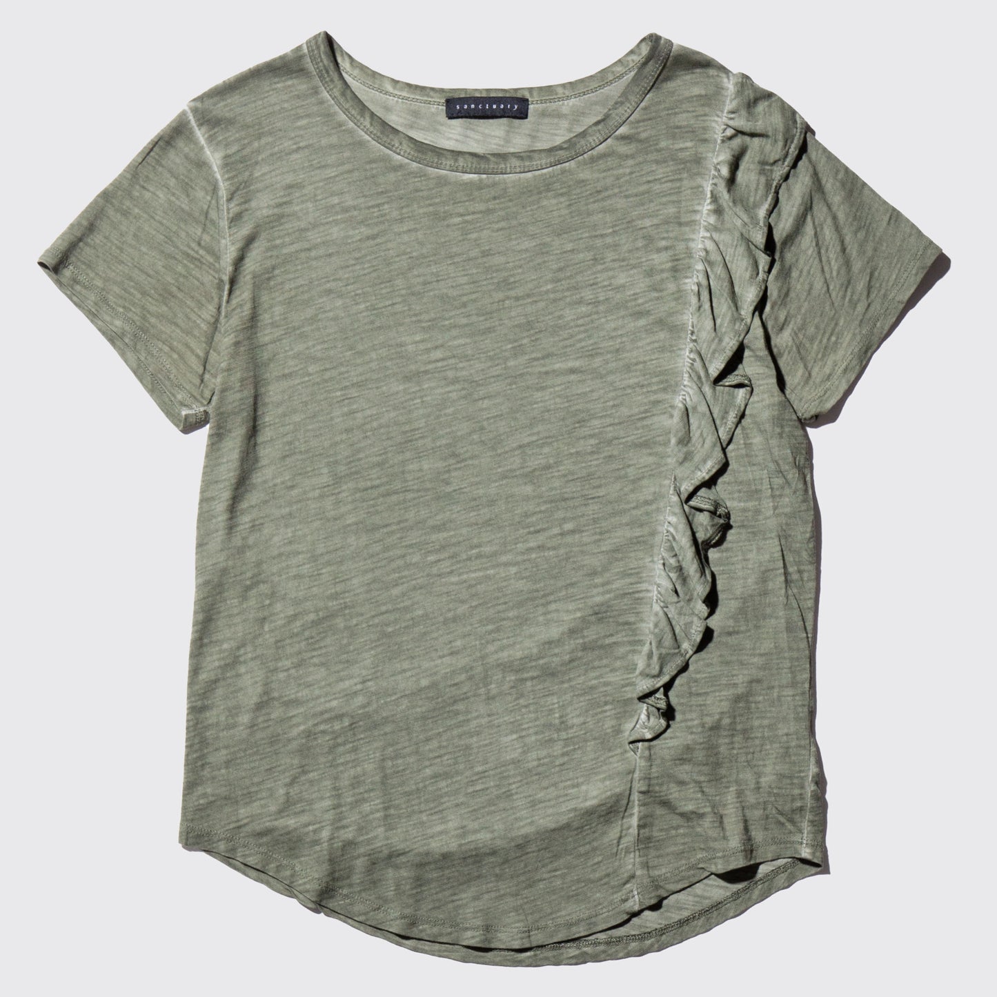 vintage faded frill cut sew