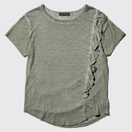 vintage faded frill cut sew