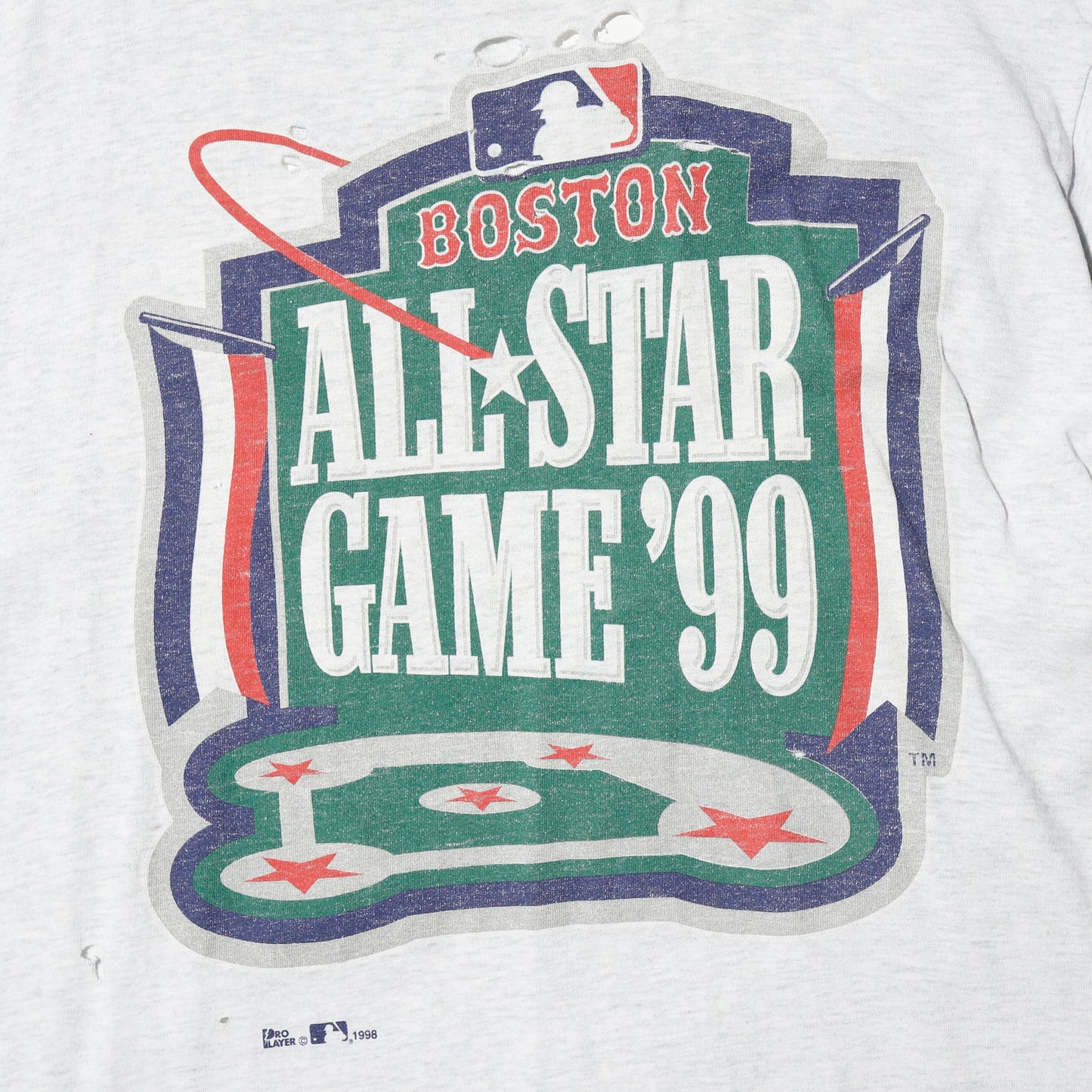 *one-off 1999's boston all star game broken t-shirt