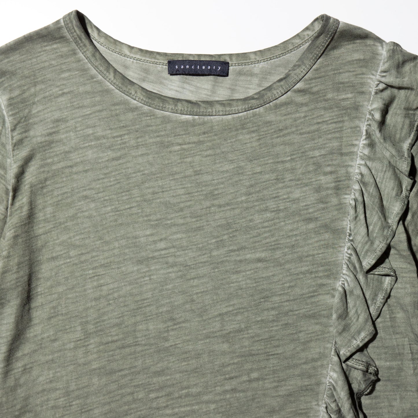 vintage faded frill cut sew
