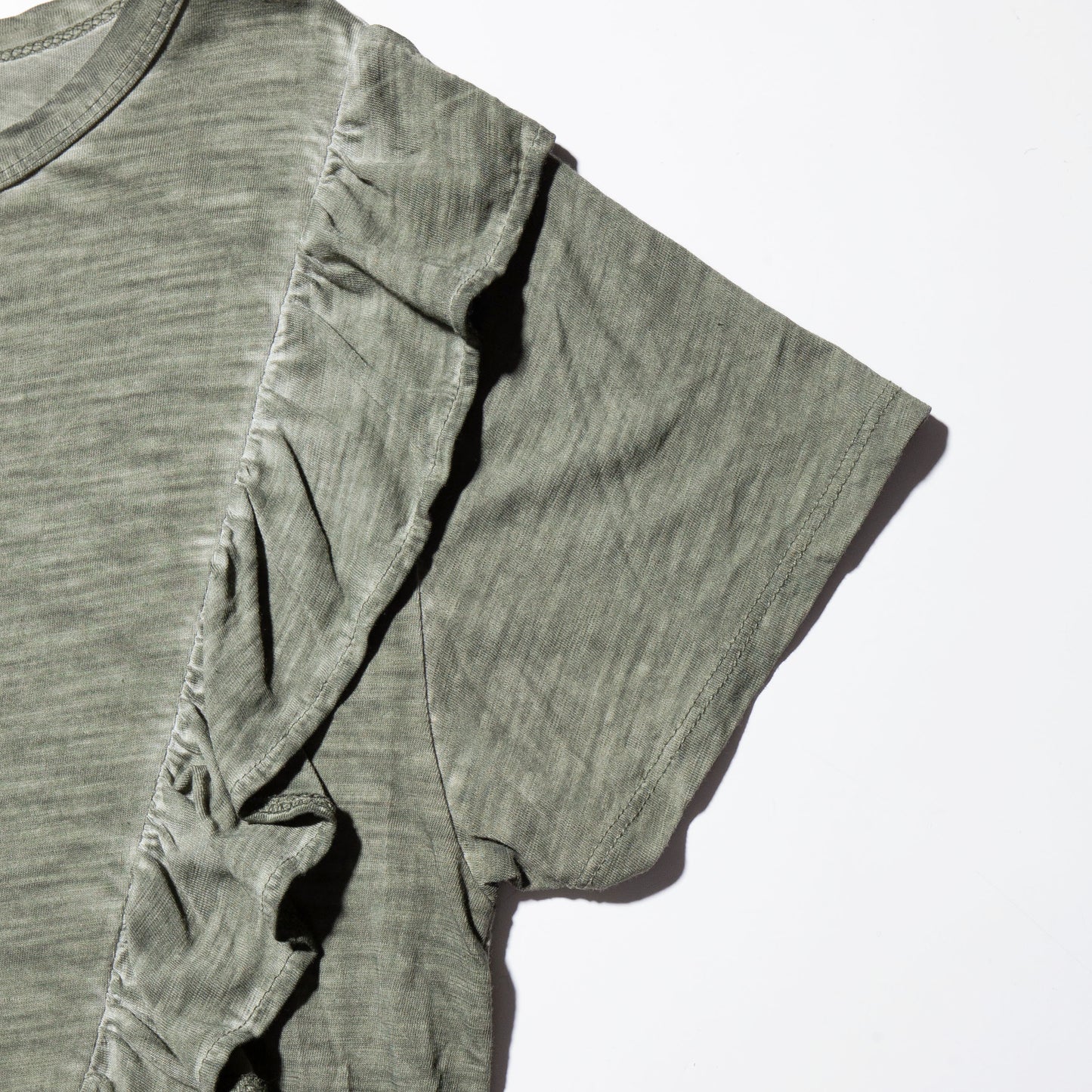 vintage faded frill cut sew