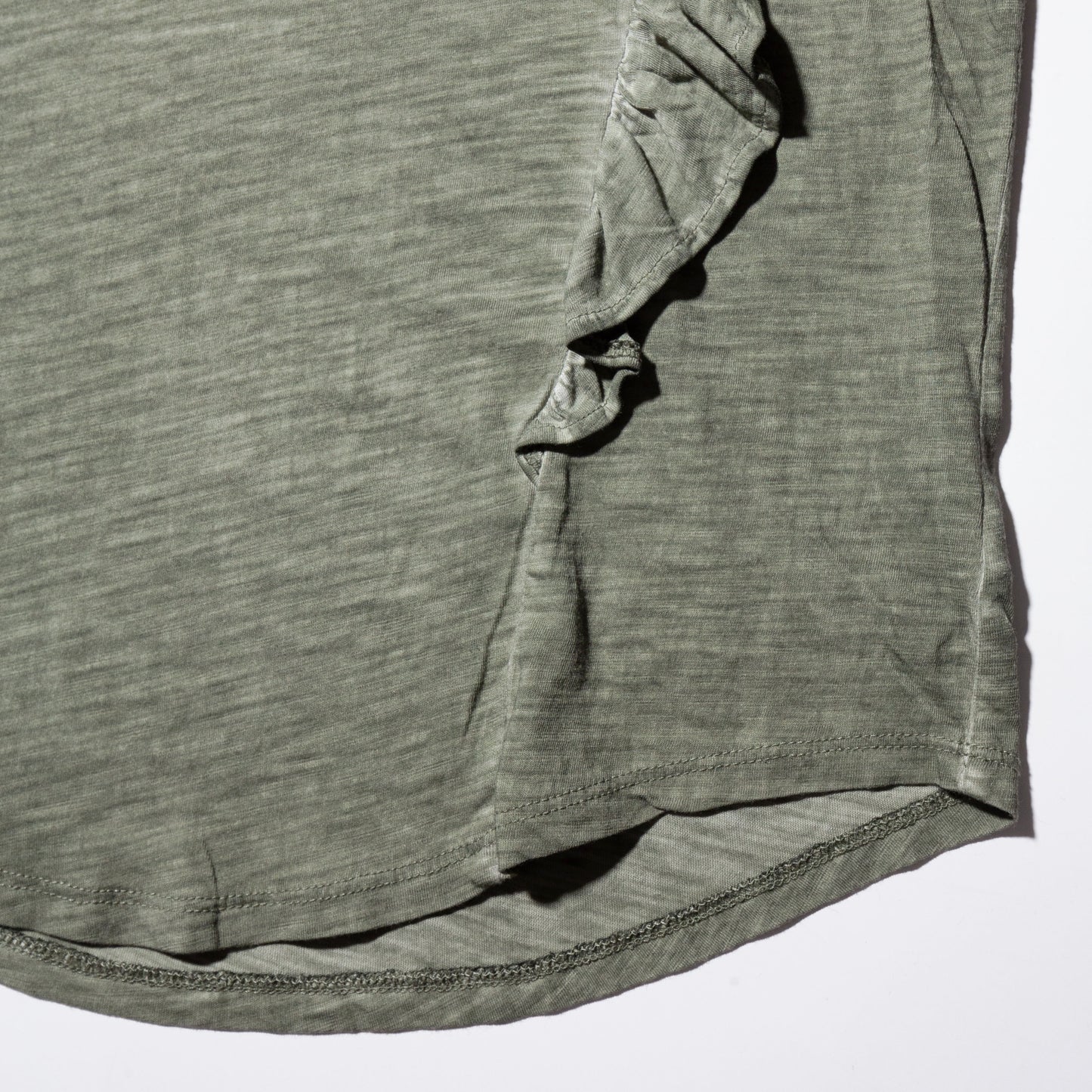 vintage faded frill cut sew