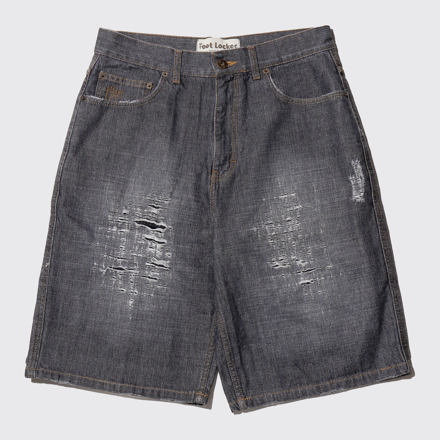 vintage crushed baggy shorts