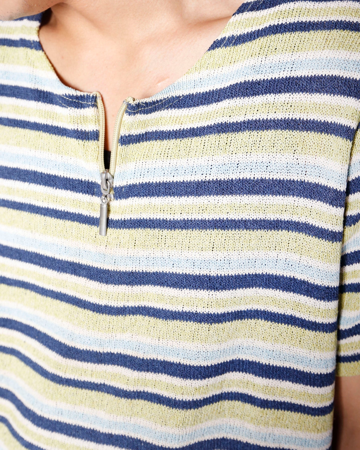 vintage border summer sweater