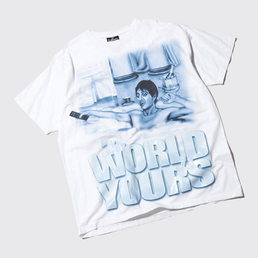vintage 00's scar face "the world is yours" t-shirt