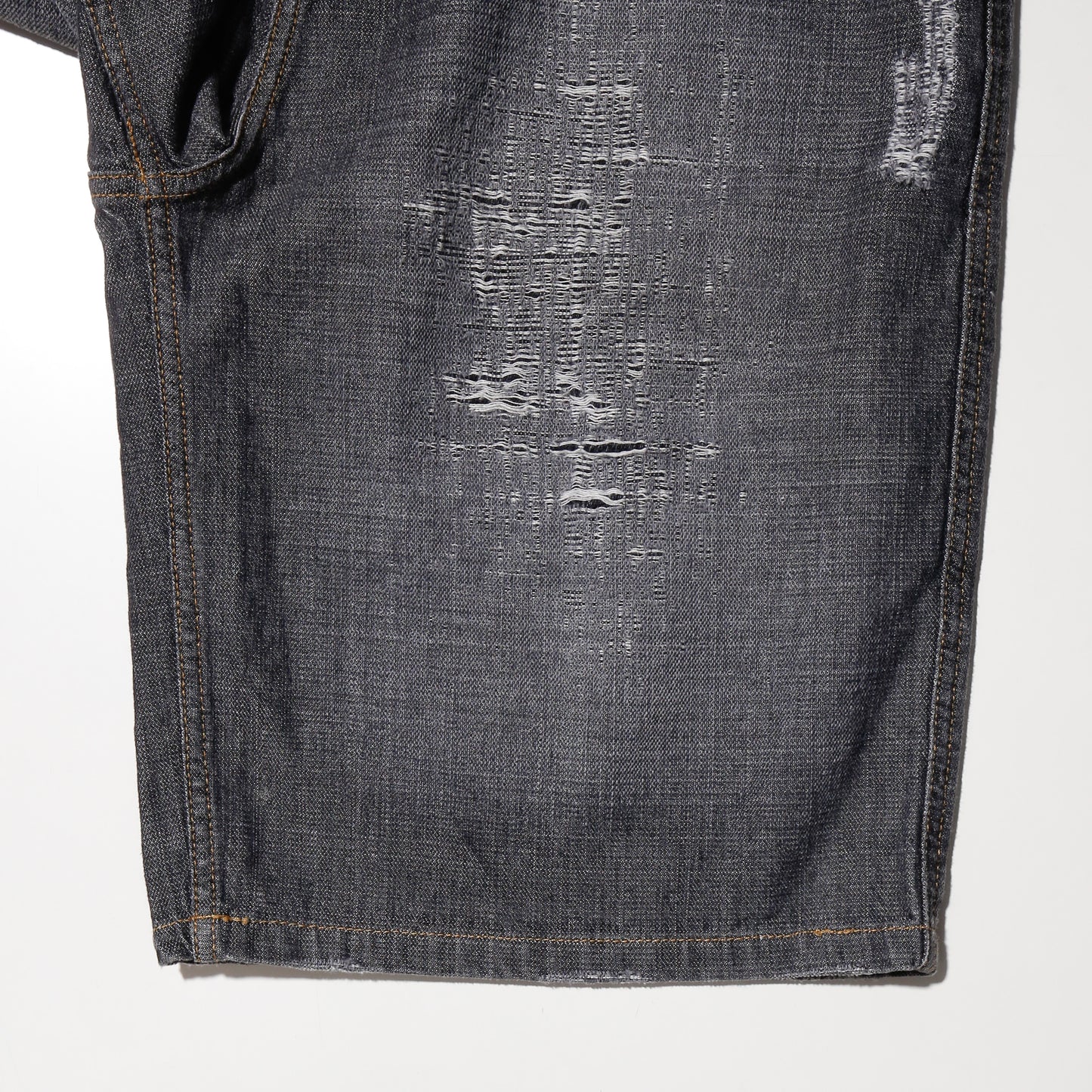 vintage crushed baggy shorts