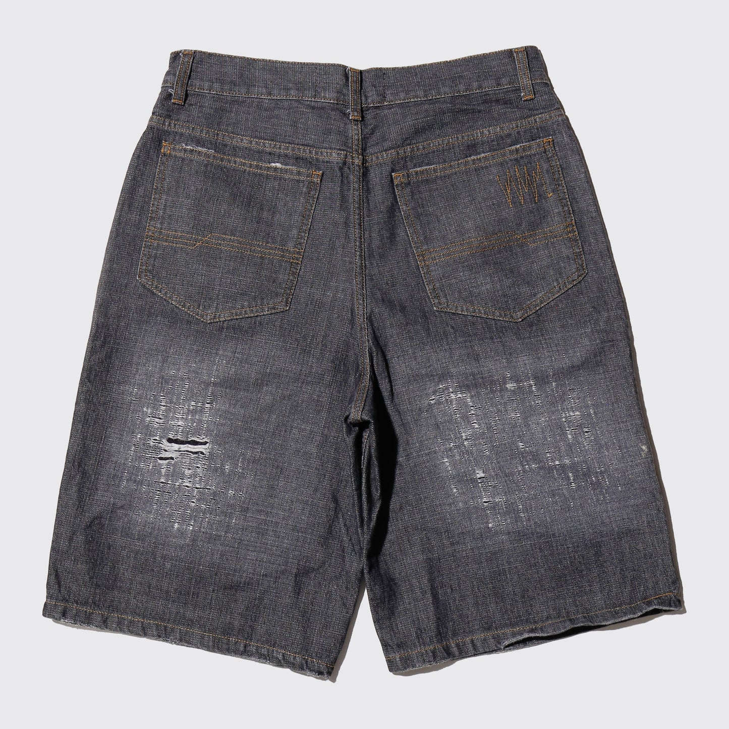 vintage crushed baggy shorts