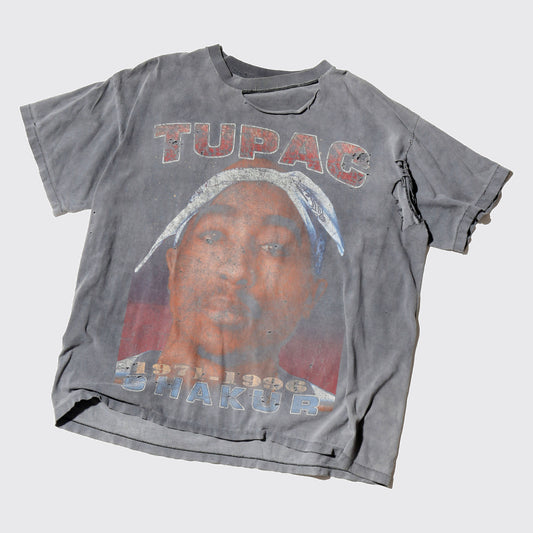 vintage 90’s 2PAC Makaveli “Against All Odds” broken t-shirt