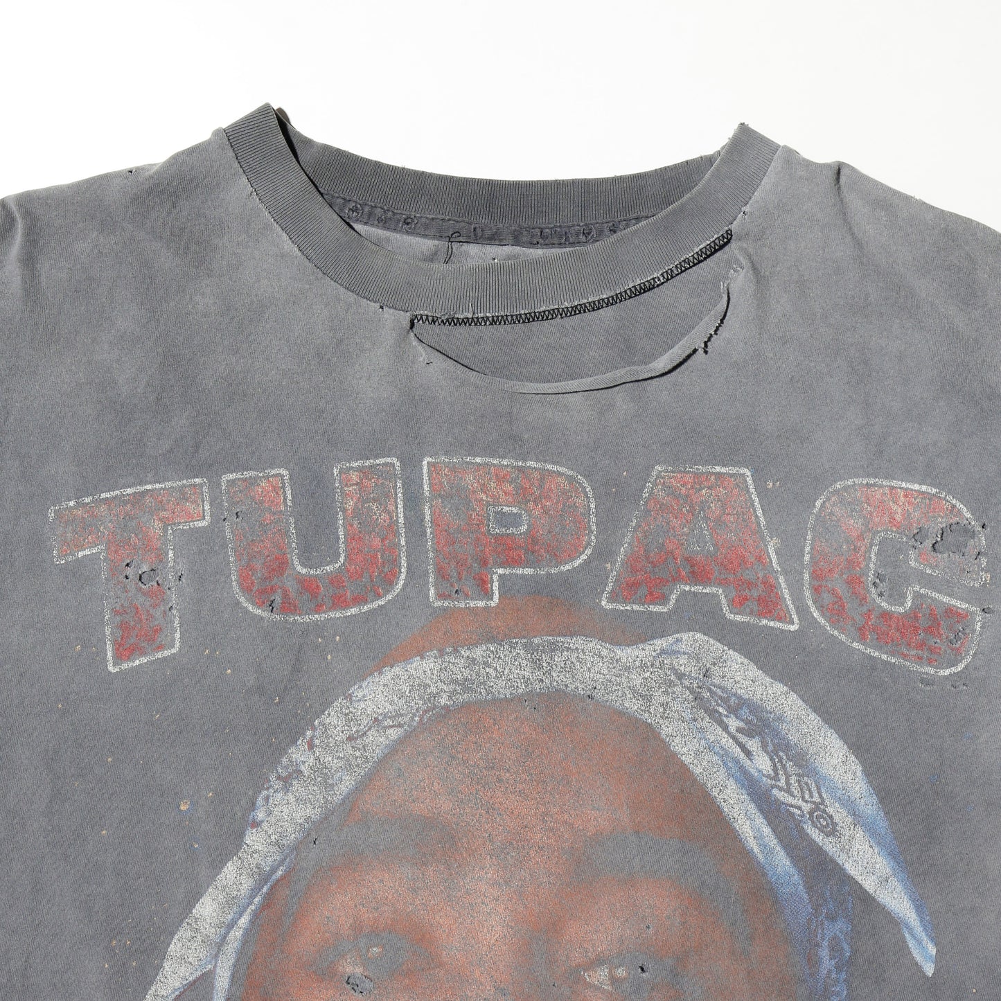 vintage 90’s 2PAC Makaveli “Against All Odds” broken t-shirt