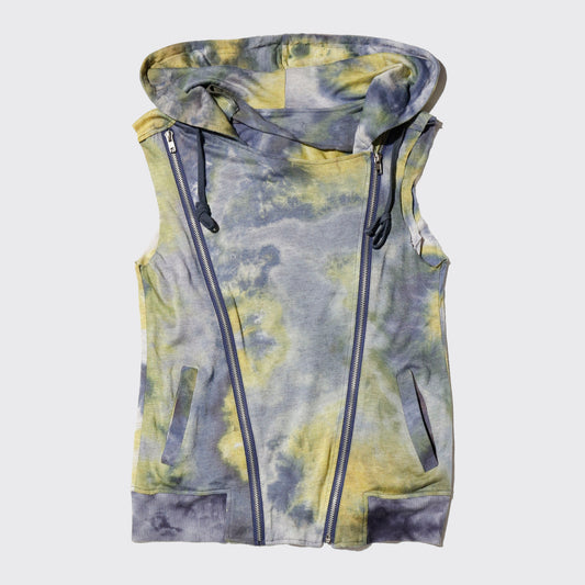vintage acid riders hooded riders vest