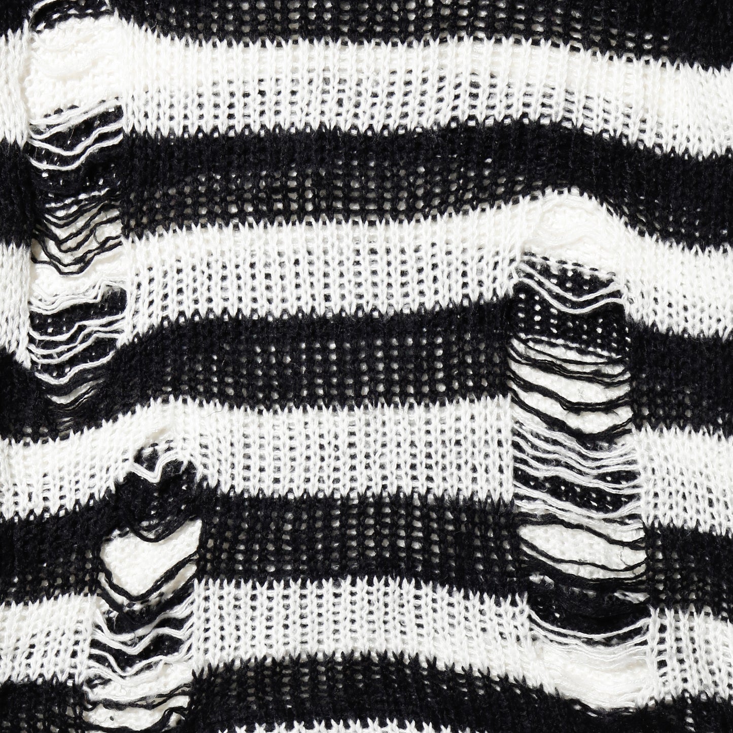 *one-off broken border sweater