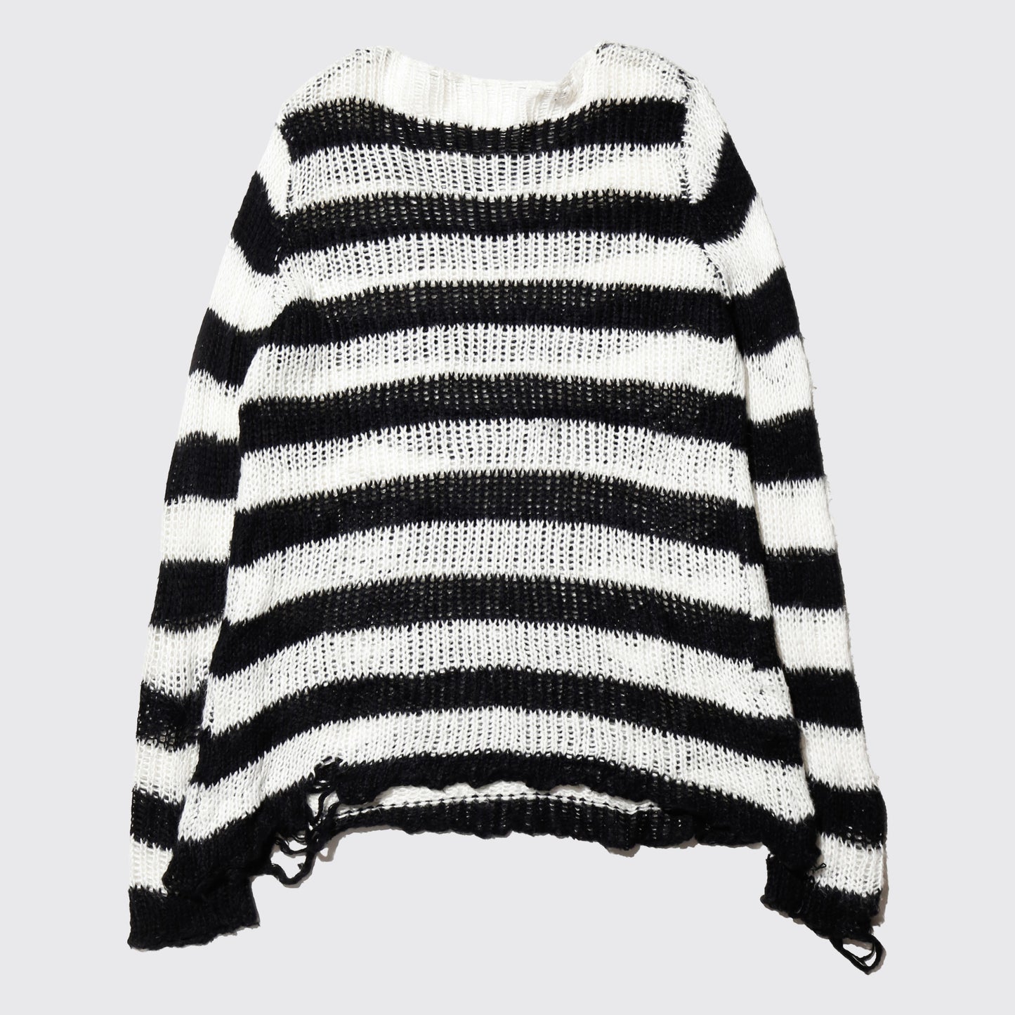 *one-off broken border sweater