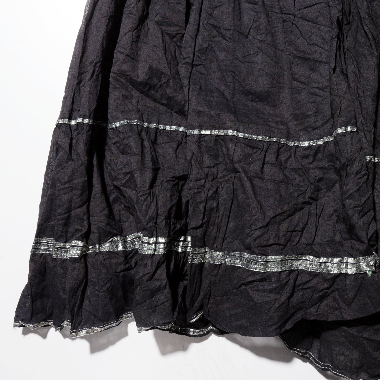 vintage gather flared wide pants