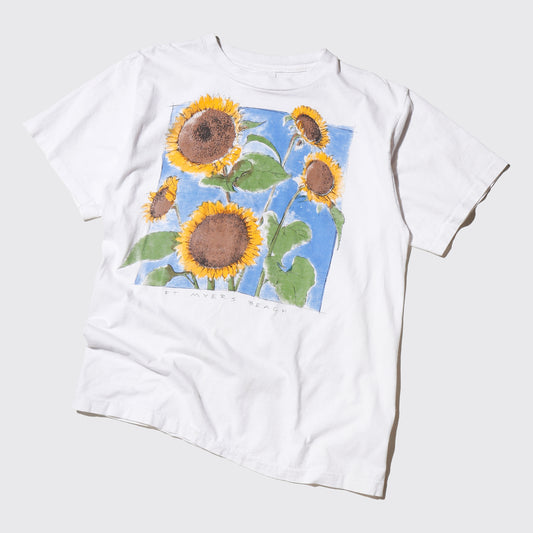 vintage 90's sunflower art t-shirt