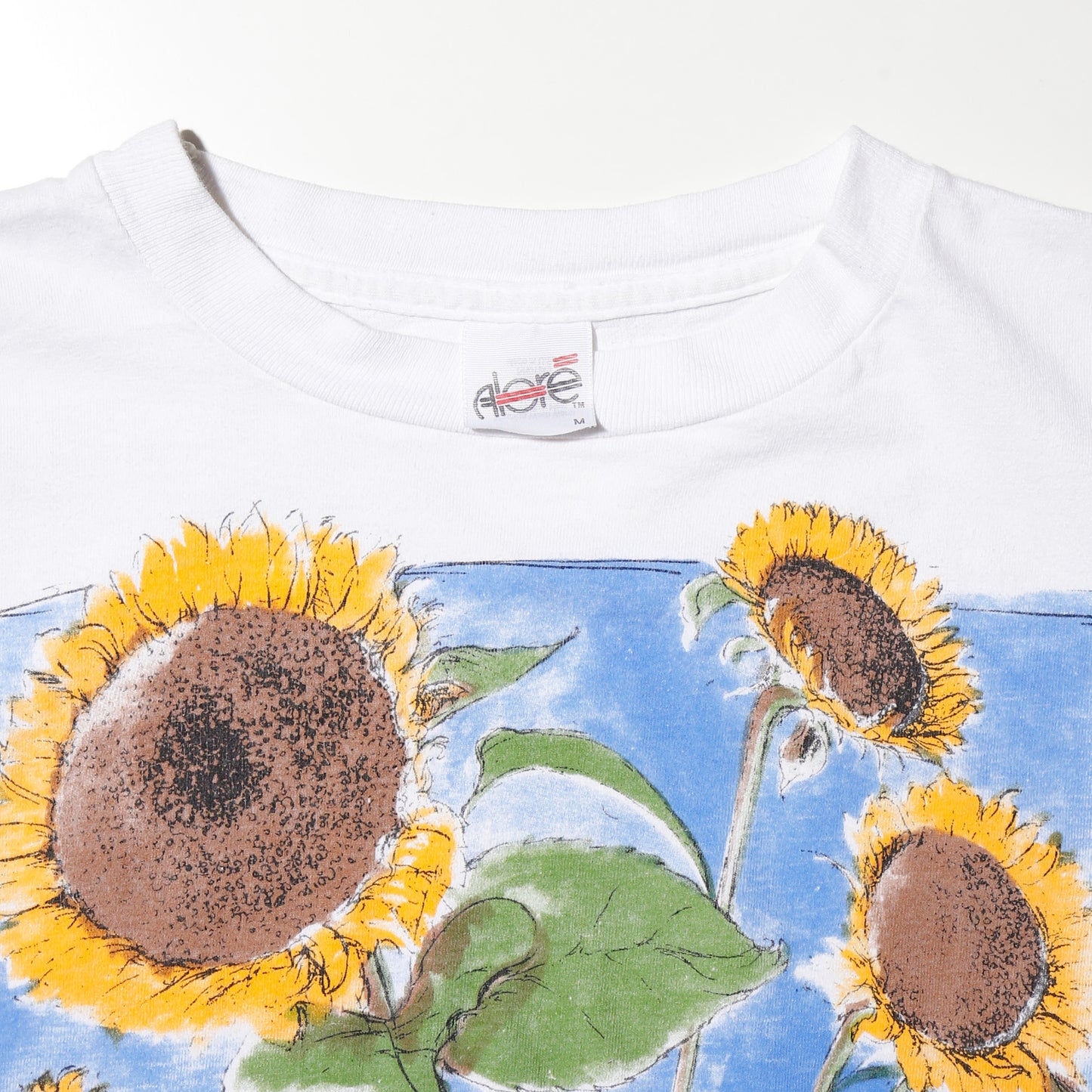 vintage 90's sunflower art t-shirt