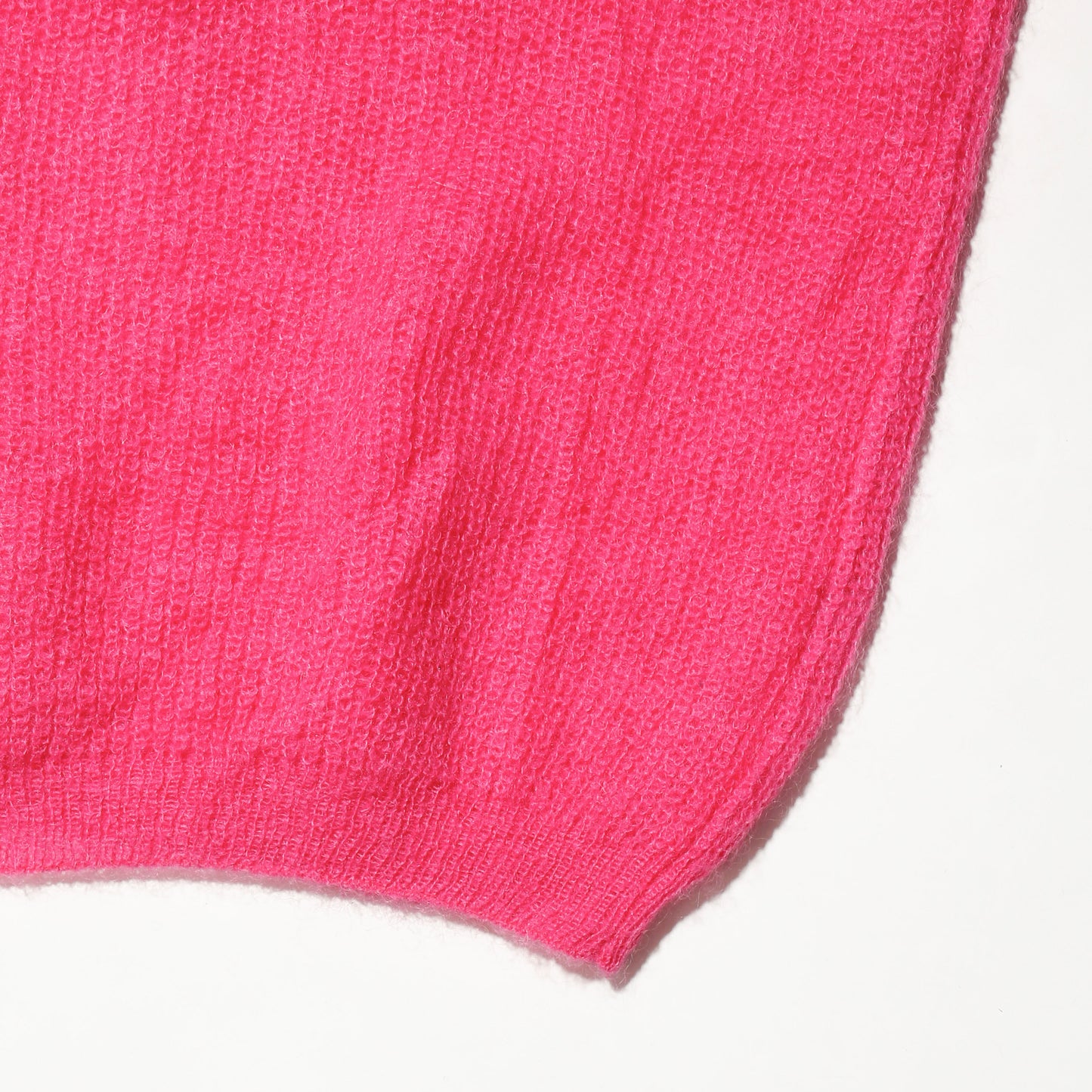 vintage euro toxic pink low gauge sweater