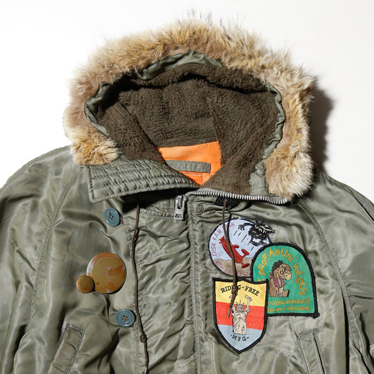 vintage custom flight jacket
