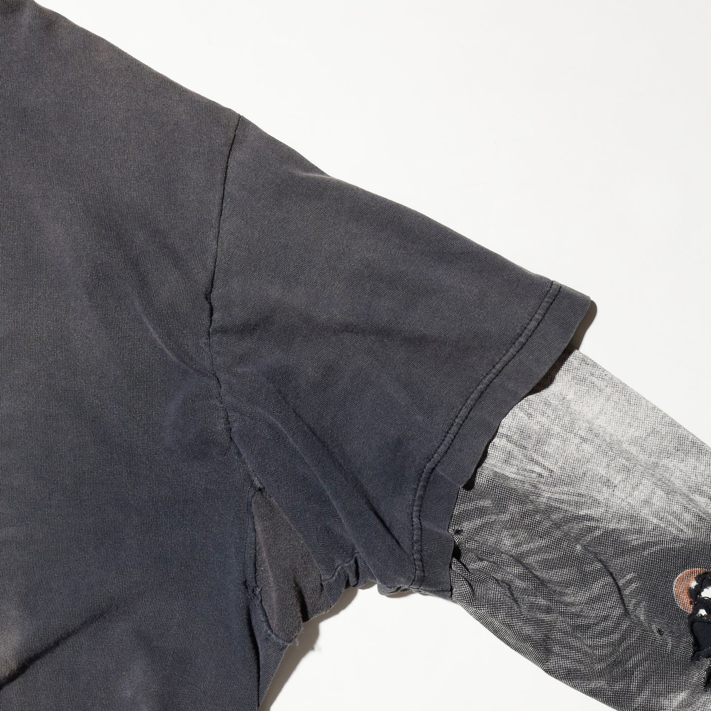 *one-off hooded hybrid cut sew