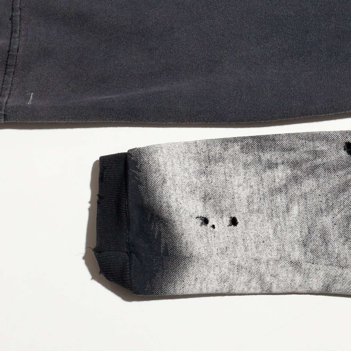 *one-off hooded hybrid cut sew