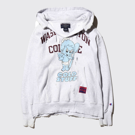 2023©︎tappei×NOILL *one-off broken hoodie