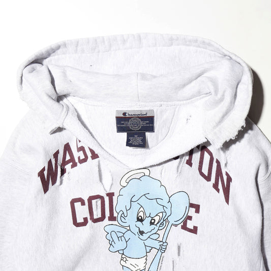 2023©︎tappei×NOILL *one-off broken hoodie