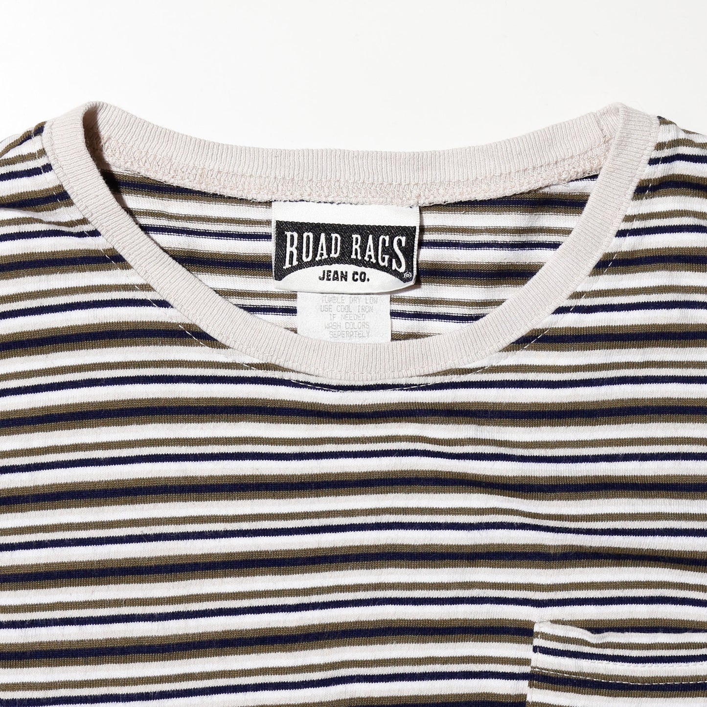 vintage border skinny t-shirt