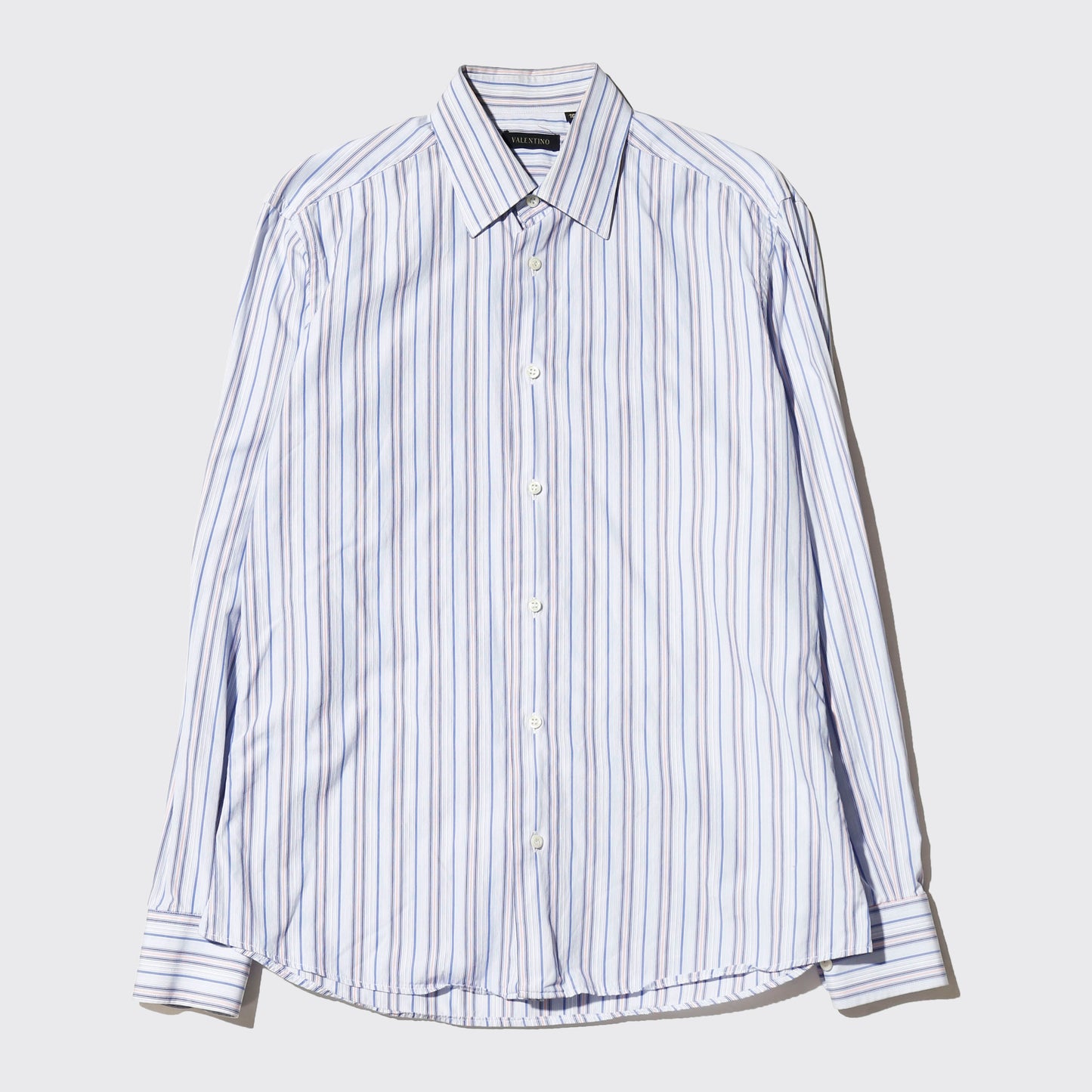 vintage 80-90's valentino pastel stripe shirt