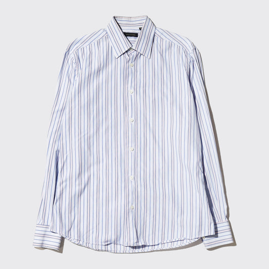 vintage 80-90's valentino pastel stripe shirt