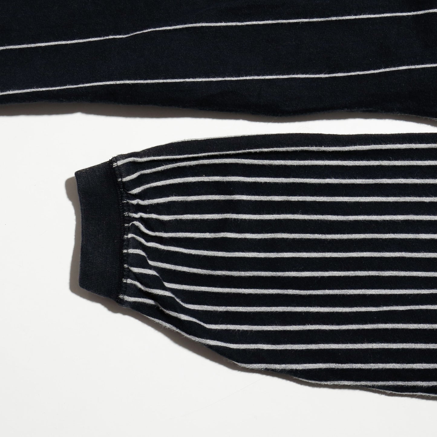 *one-off hybrid stripe hoodie