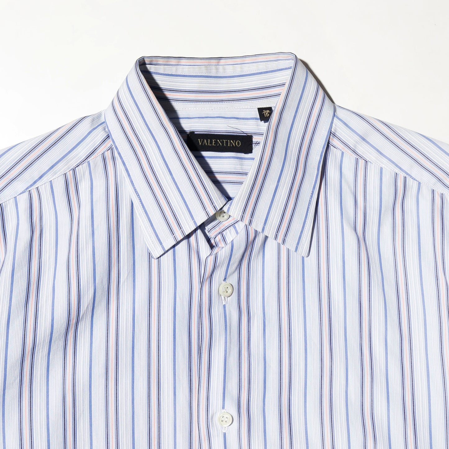 vintage 80-90's valentino pastel stripe shirt