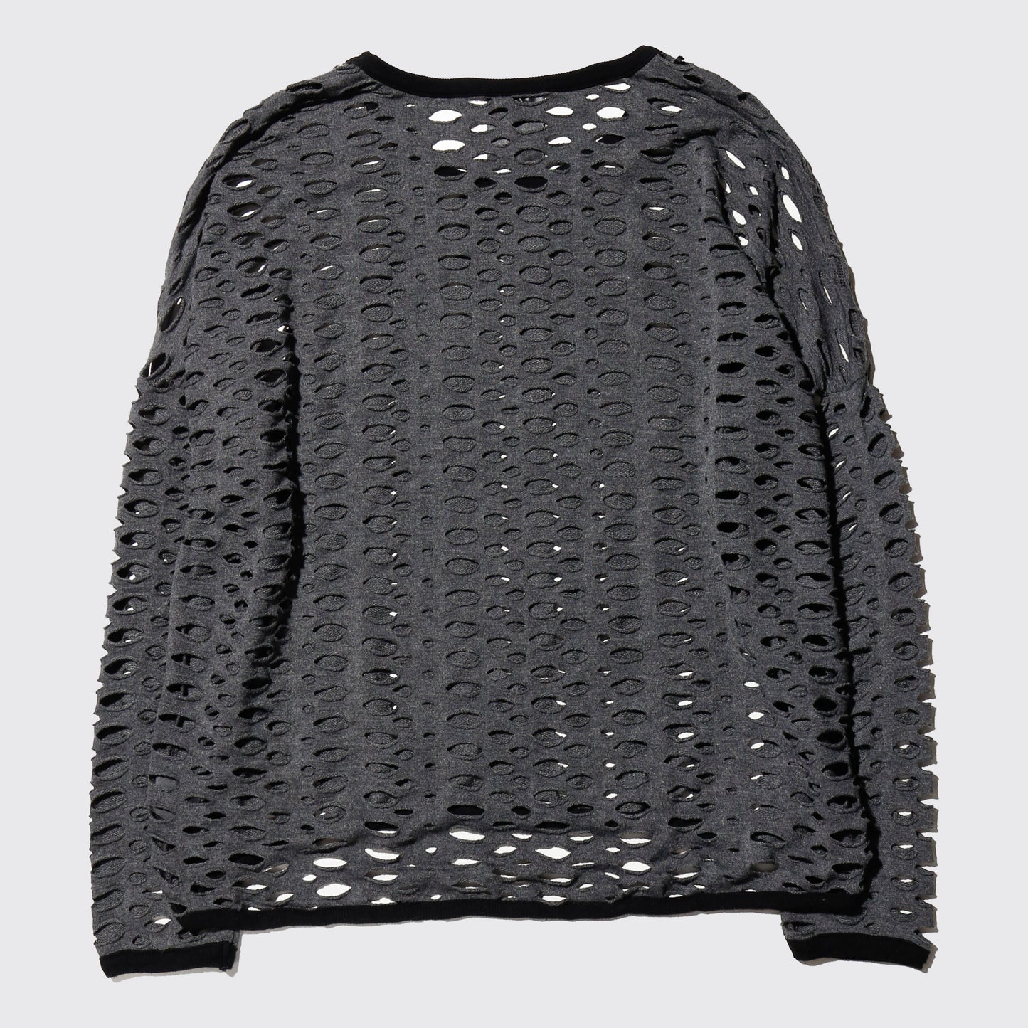 vintage hole l/s cut sew