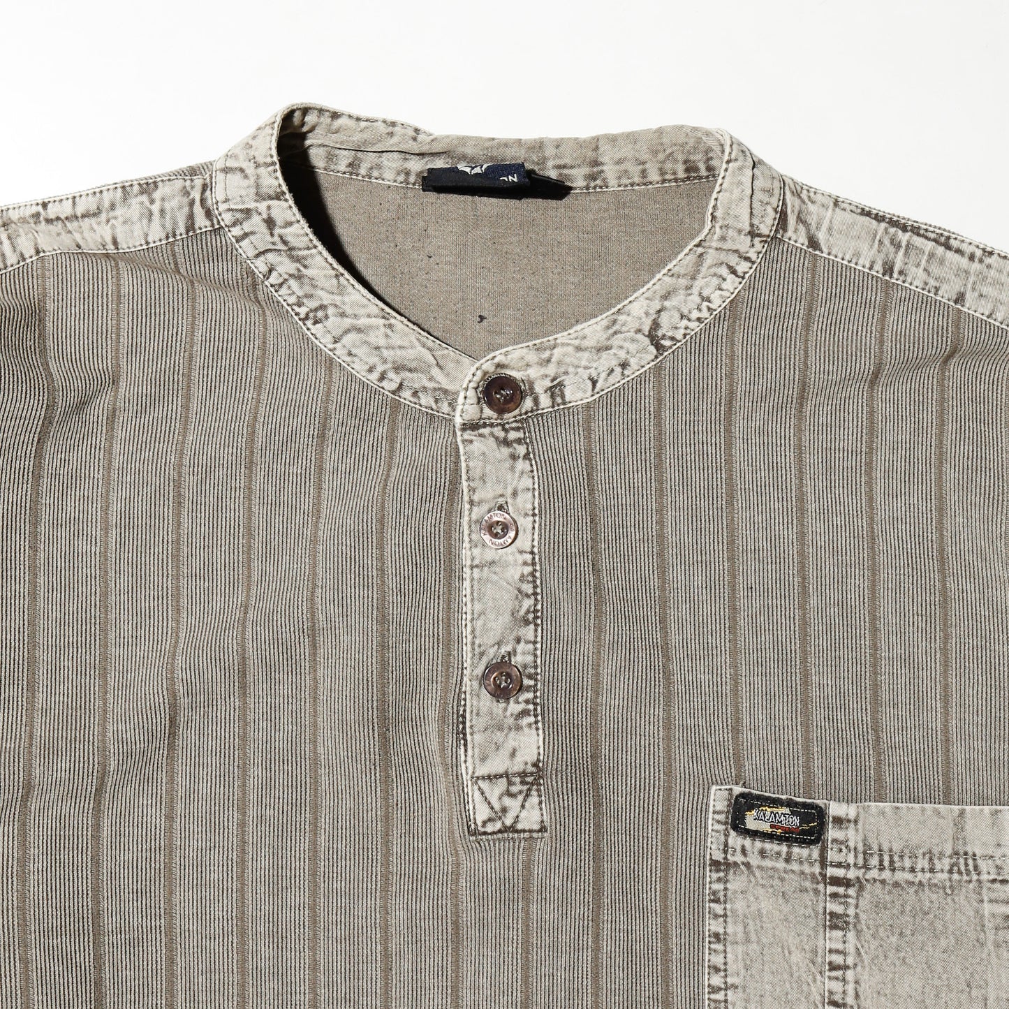 *one-off broken henry neck cut sew
