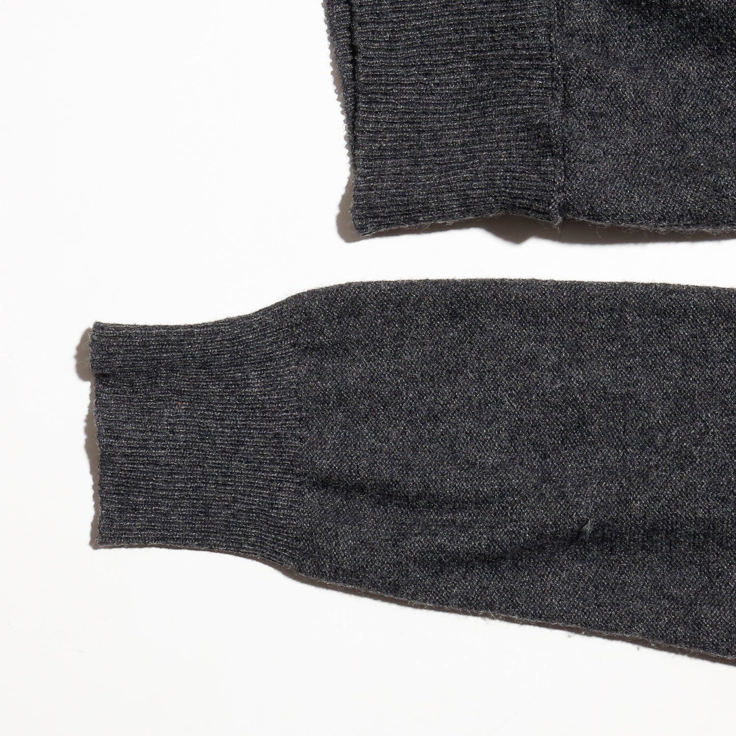 vintage cropped half button knit hoodie