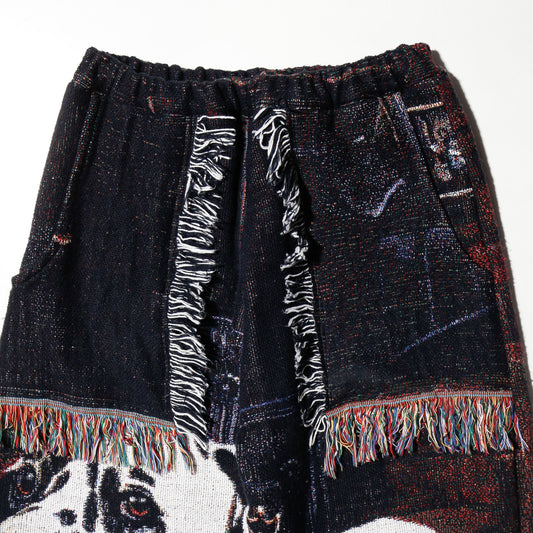 *one-off rug wide trousers