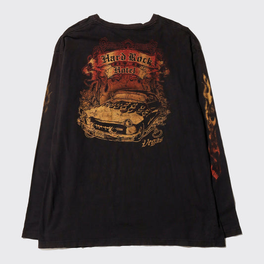 vintage hard rock hotel flame l/s