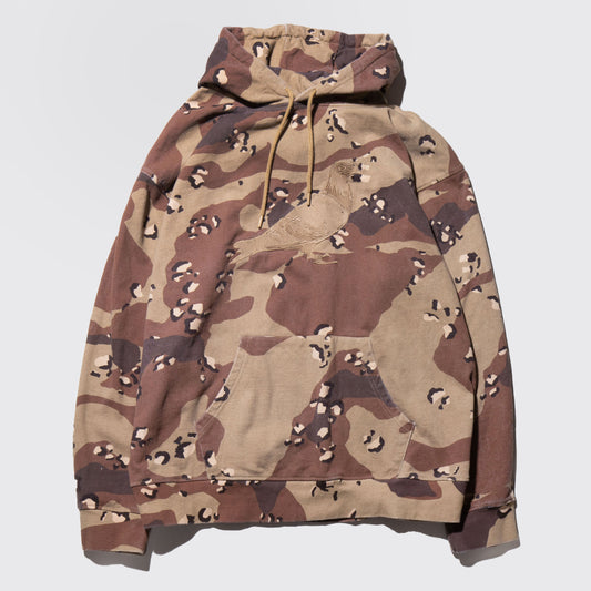 vintage broderie chocho chip camo hoodie