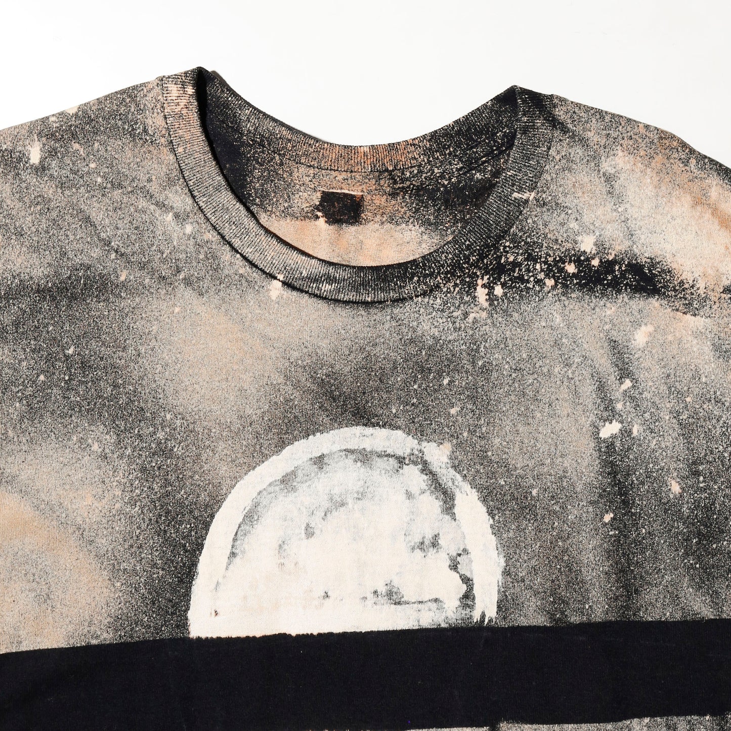 vintage distressed human t-shirt, *cut off