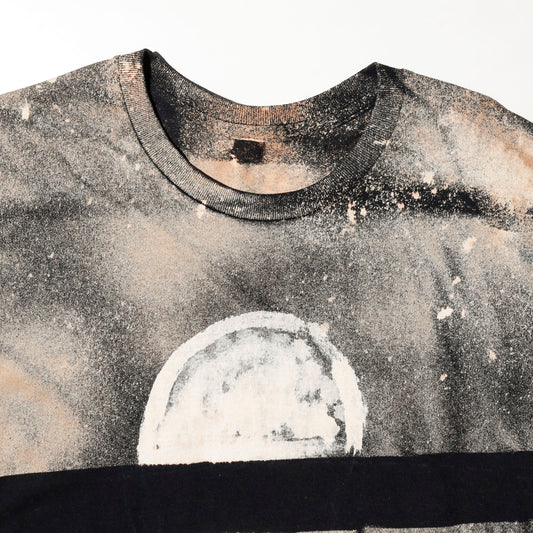 vintage distressed human t-shirt, *cut off