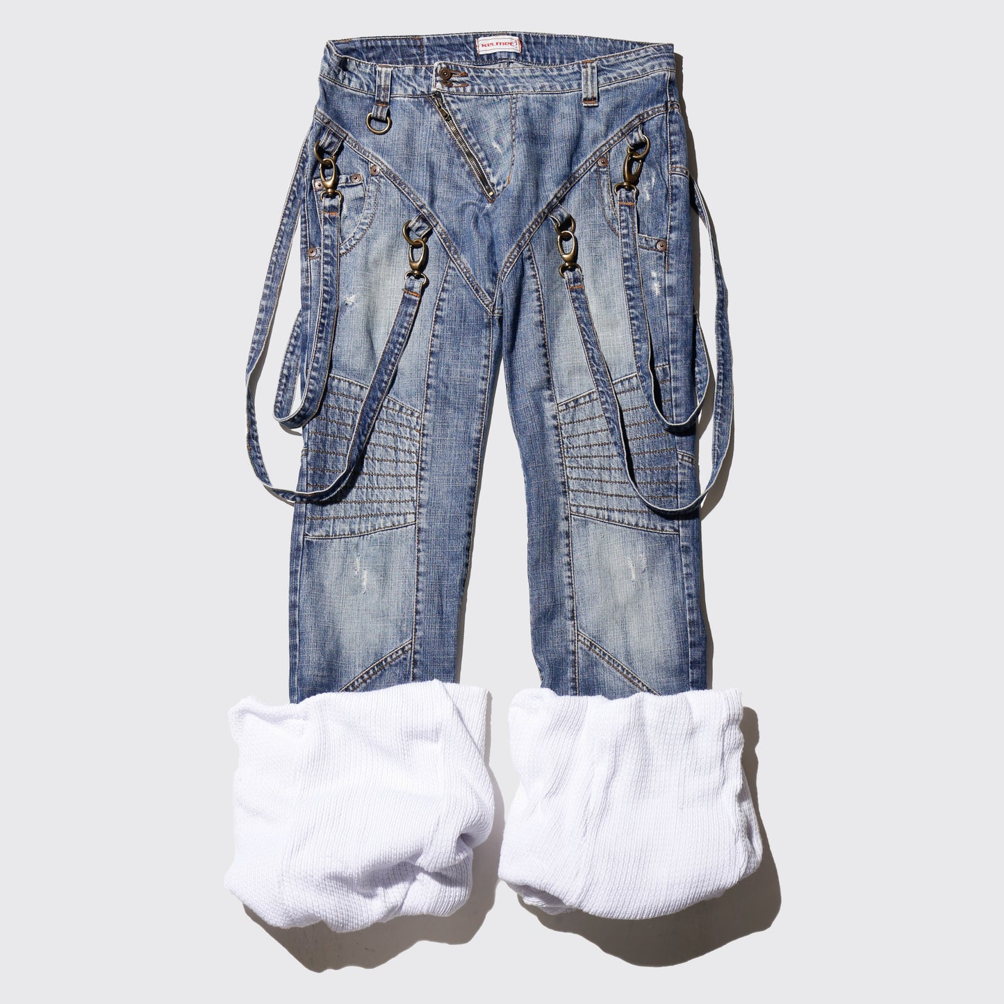 *one-off loose socks jeans