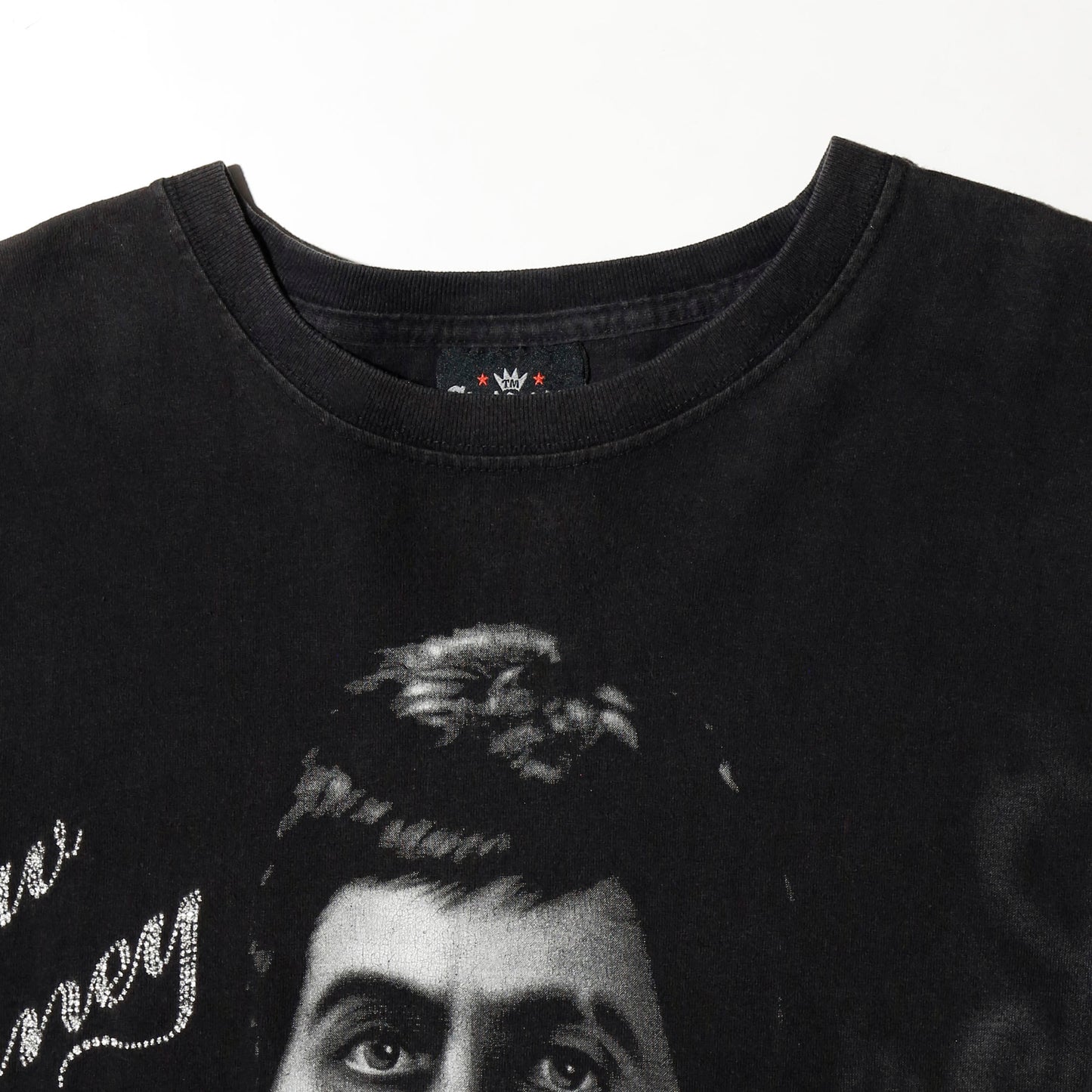vintage scarf face tonny montana "hustla" n/s t-shirt