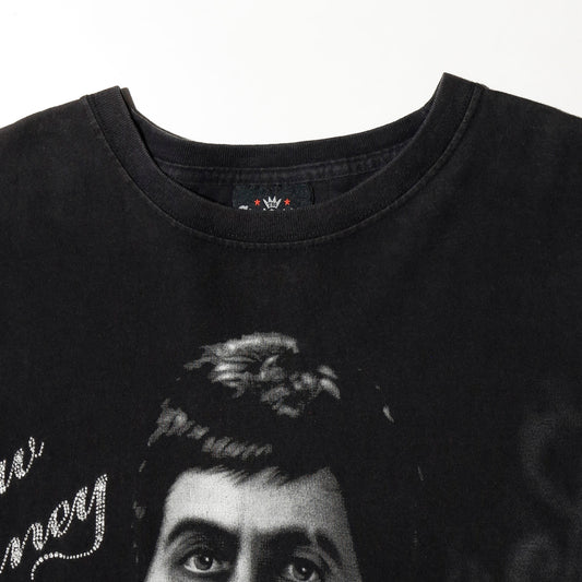 vintage scarf face tonny montana "hustla" n/s t-shirt