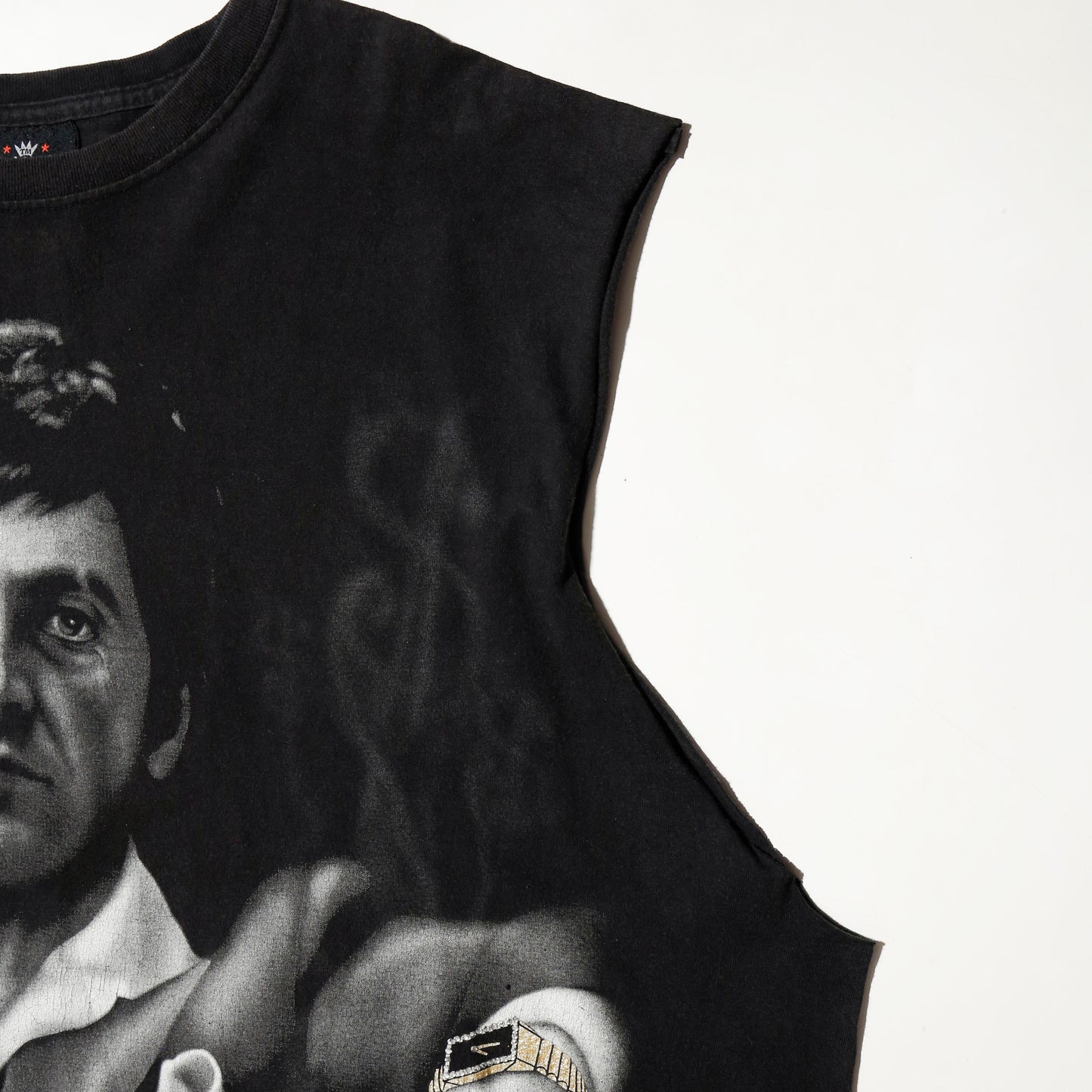 vintage scarf face tonny montana "hustla" n/s t-shirt