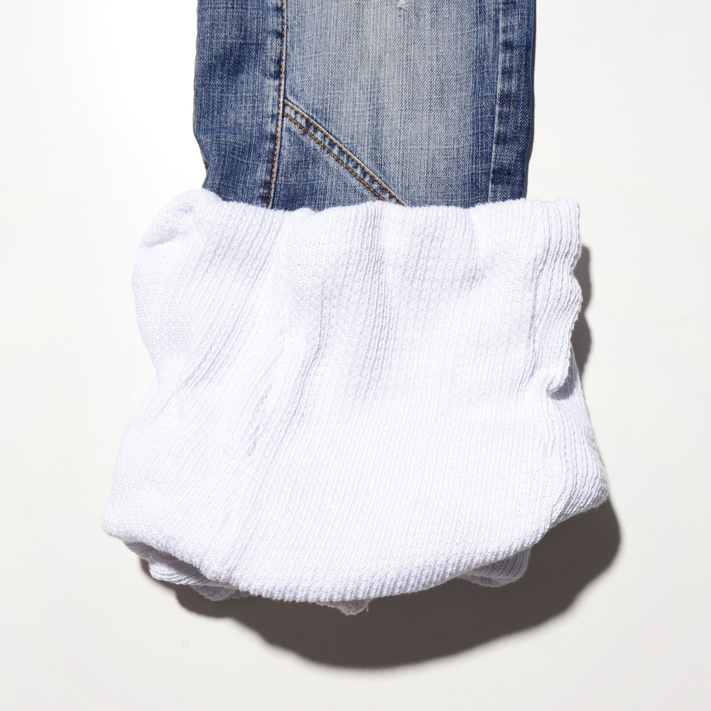 *one-off loose socks jeans