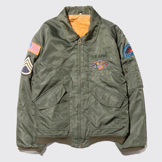 vintage custom cwu type aviator jacket