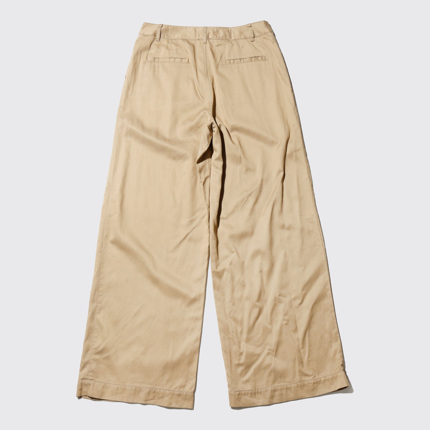 vintage tucked chino wide slacks