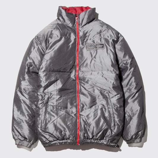 vintage ecko unltd silver down jacket