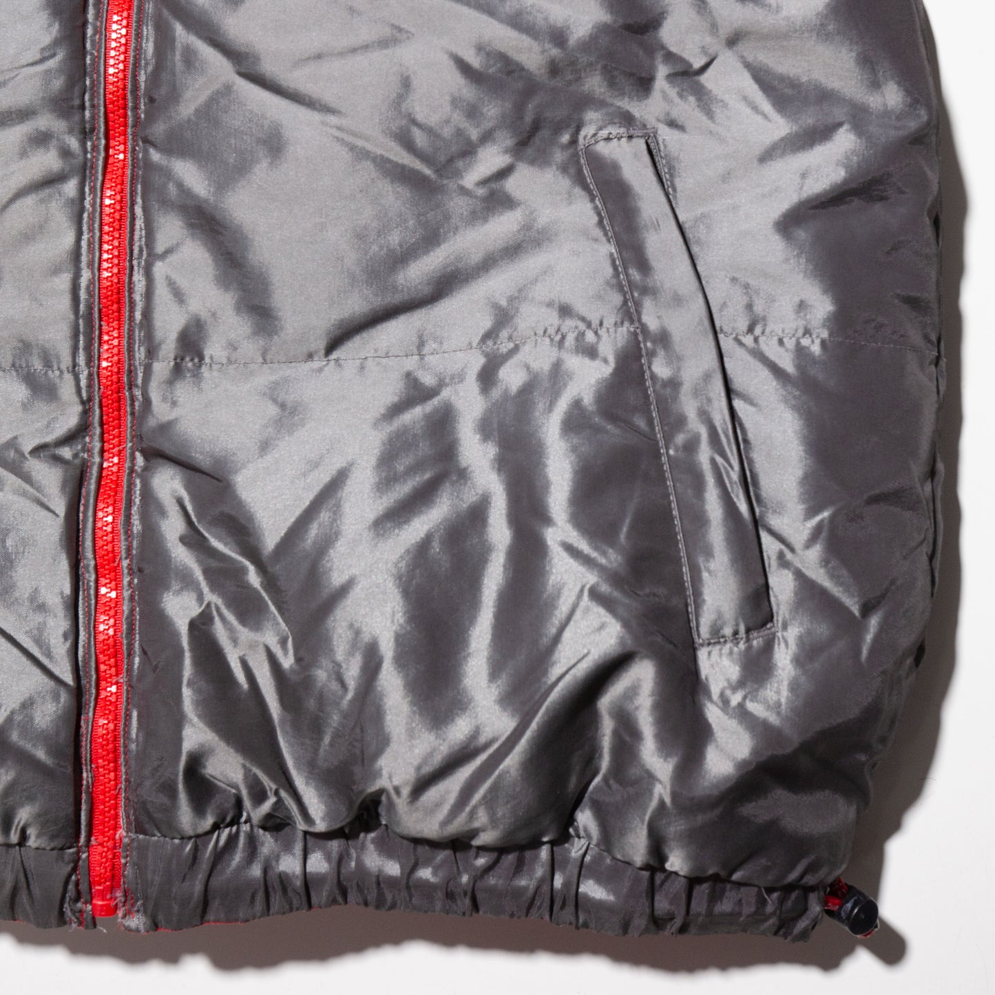 vintage ecko unltd silver down jacket