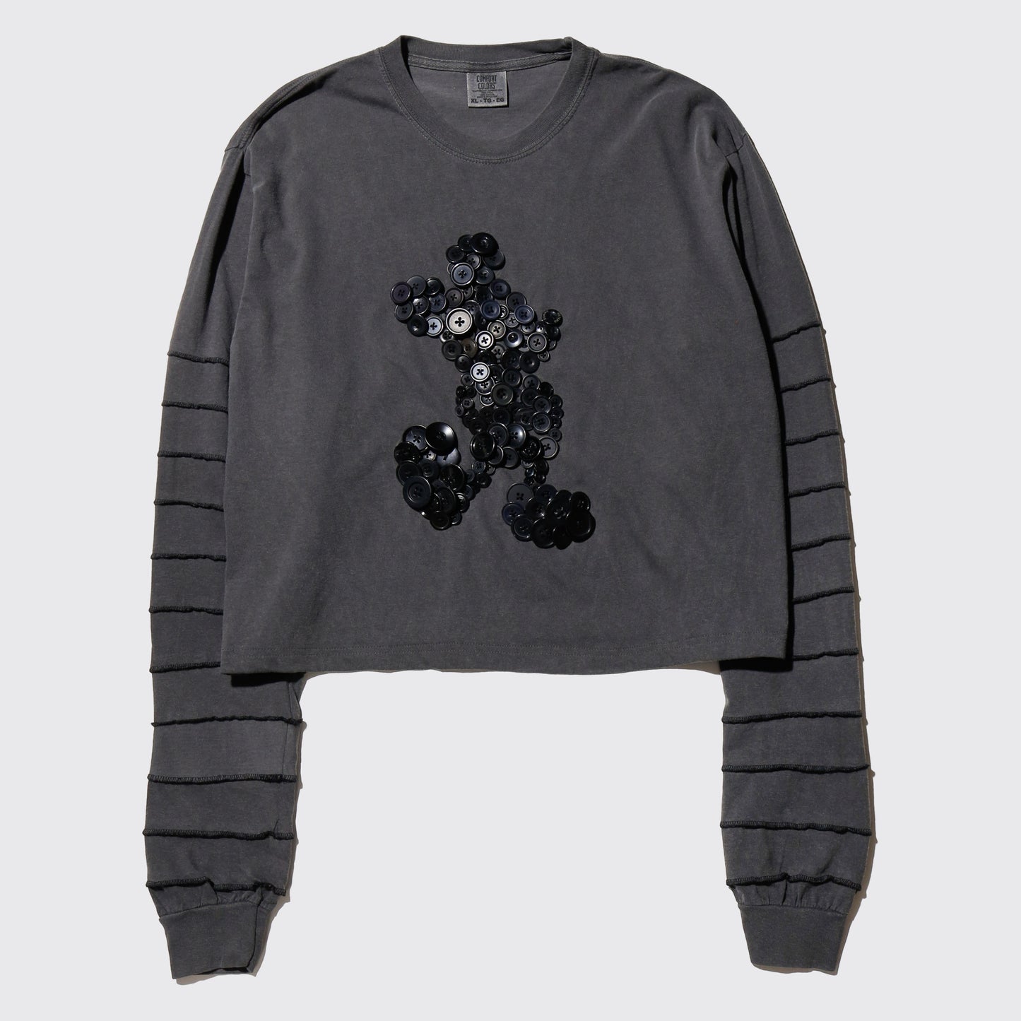 *one-off tsugihagi sleeve l/s - button assemblage