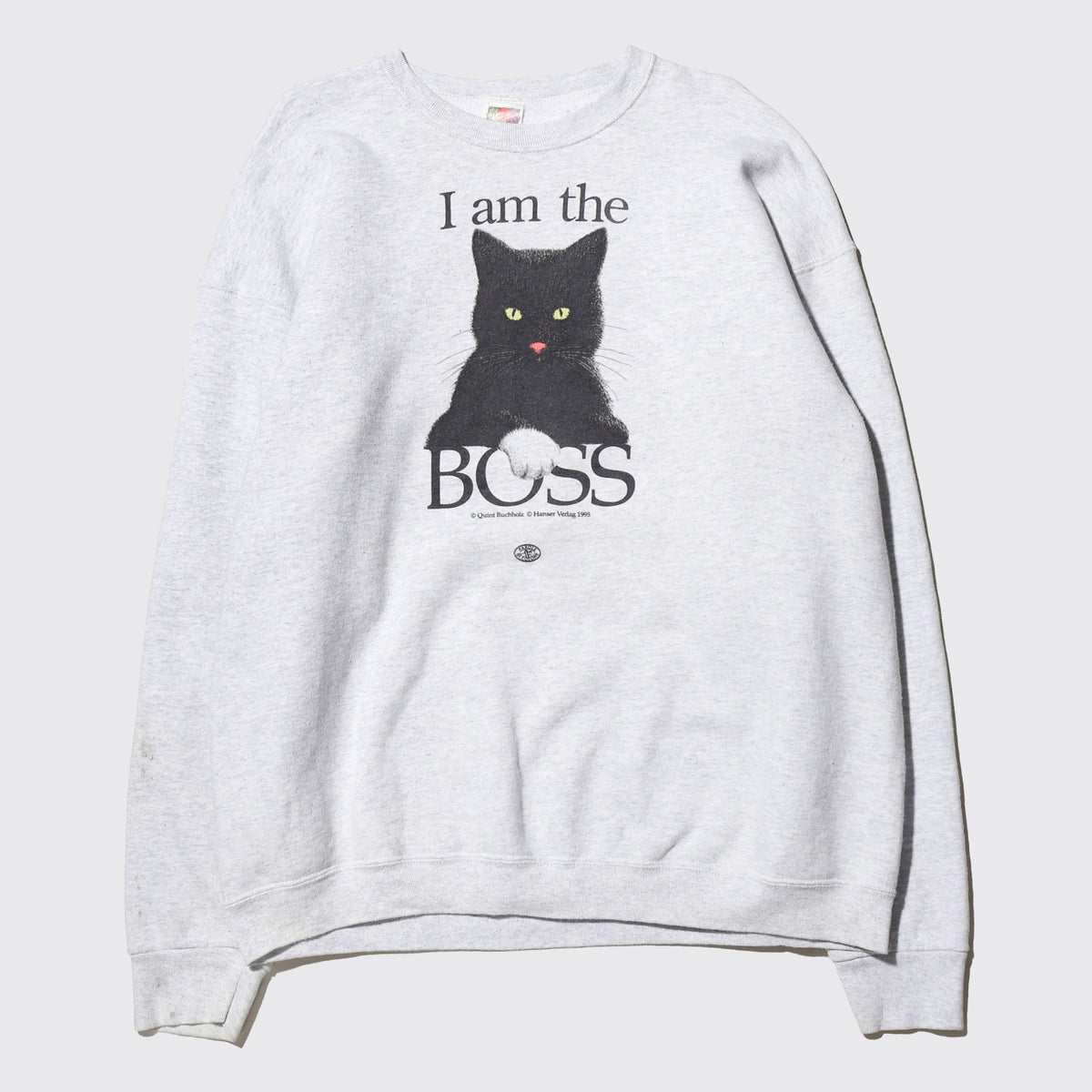 vintage 1995's Quint Buchholz "BOSS CAT" sweat