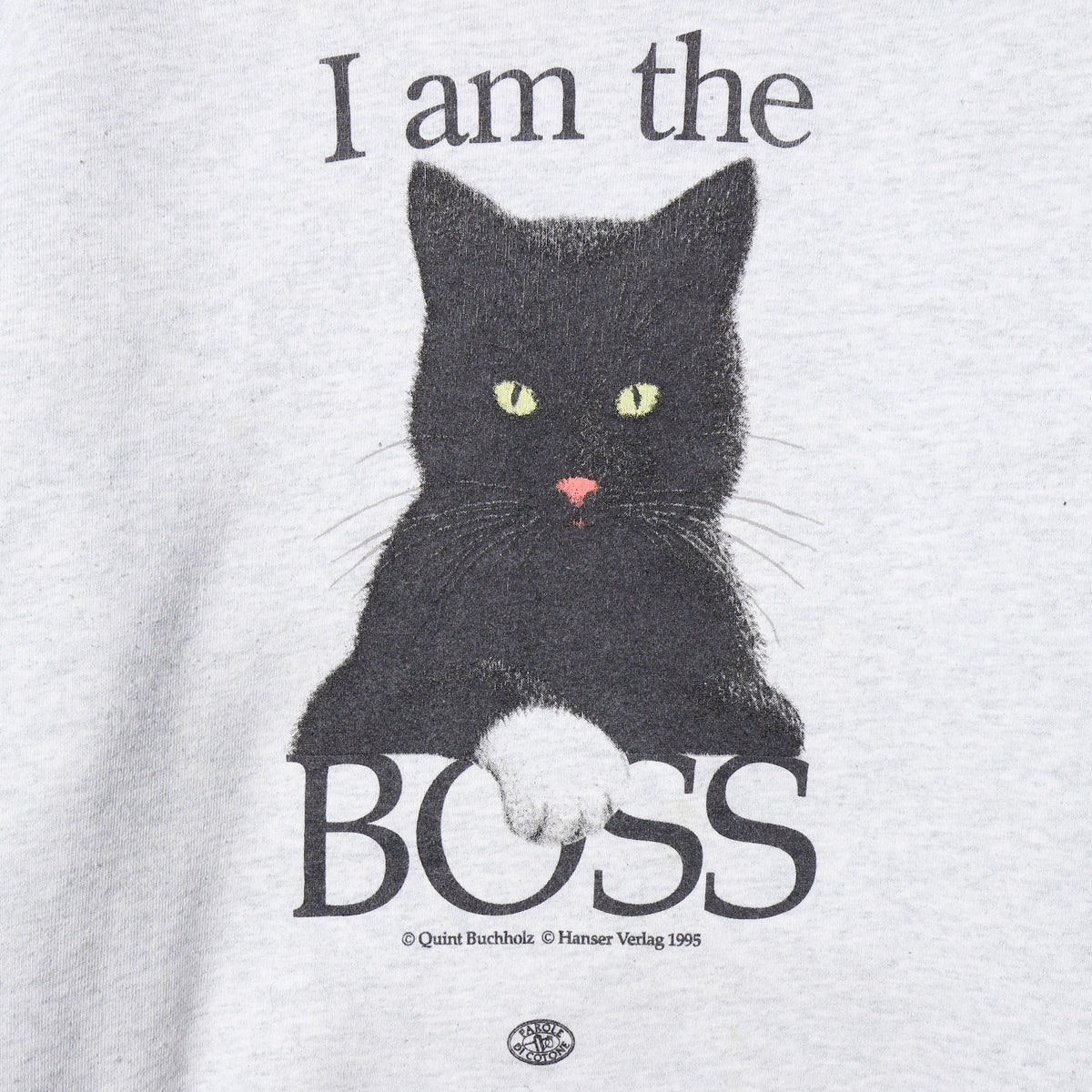 vintage 1995's Quint Buchholz "BOSS CAT" sweat